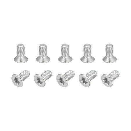 M3x6mm Torx Ασφάλεια Μηχανή βίδες 316 ανοξείδωτο χάλυβα Countersunk Head