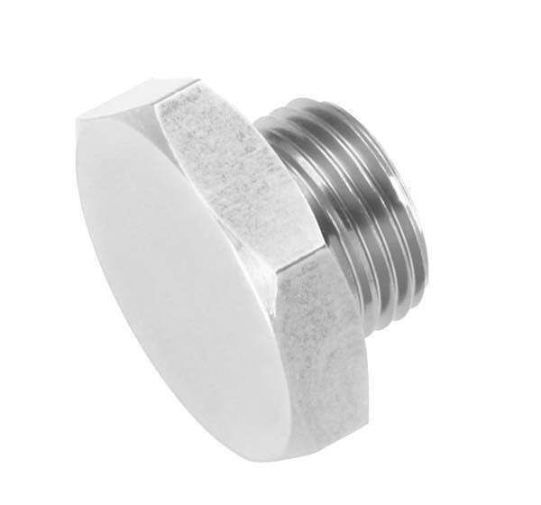 814-16-5 -16 AN Καθαρό νήμα (O-ring) Port Plug-Clear CNC METAL PARTS
