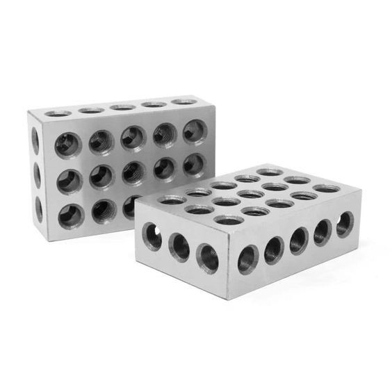 25 mm x 50 mm x 75 mm Σιδηρουργικά σκληροποιημένα μετρικά μπλοκ με ακρίβεια 123 μετρήσεων