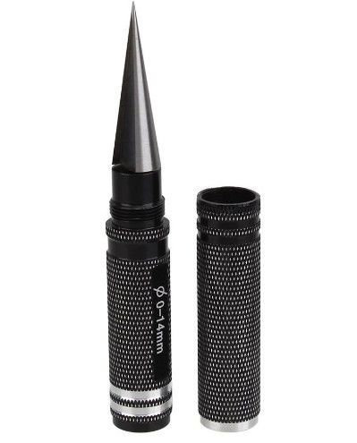 Χάλυβα Μητρώο 0-14mm Τρύπα Puncher Reamer Μαύρο για RC εργαλεία