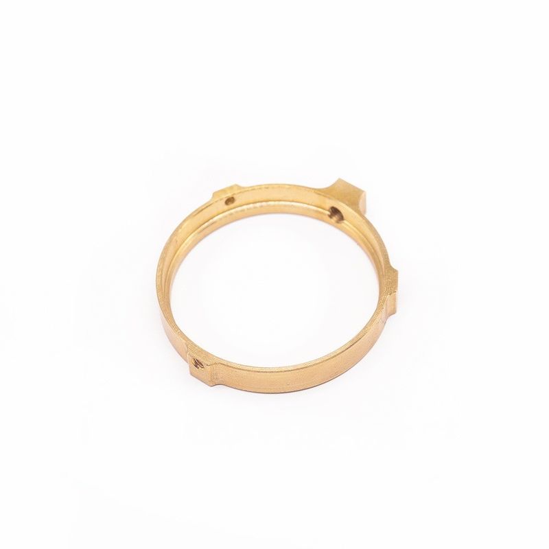 Επαγγελματίας κατασκευαστής Custom CNC Brass Ring Precision Watch Tools OEM CNC Milling Female Thread Brass Ring