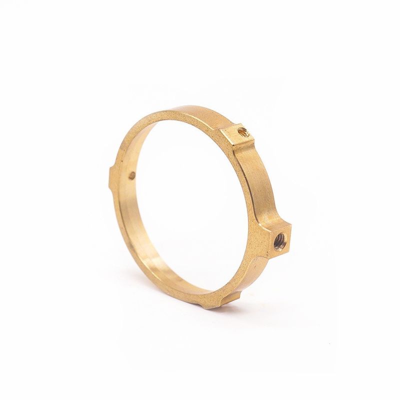Επαγγελματίας κατασκευαστής Custom CNC Brass Ring Precision Watch Tools OEM CNC Milling Female Thread Brass Ring