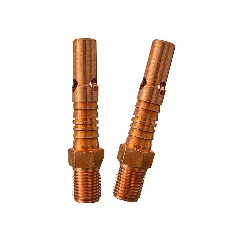Κίνα Κατασκευή Ανώτατης Δύναμης CNC Custom Lathe Machine Parts Precision Copper Slim Shaft Medical Device Parts Κόκκινο χαλκό